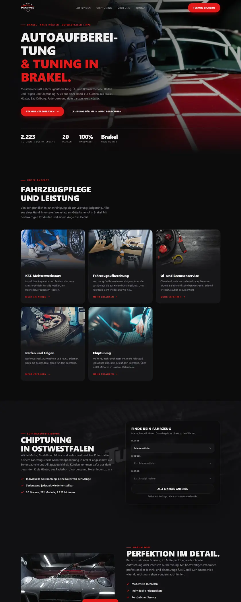 Startseite von Nextstage