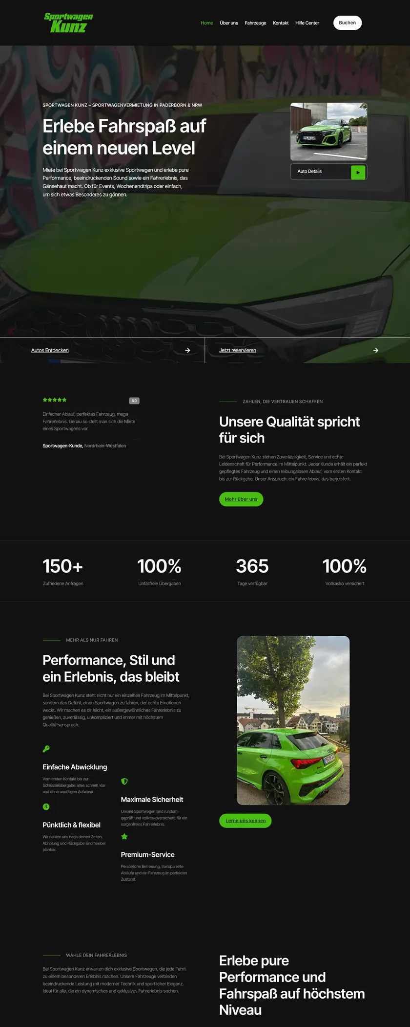 Startseite von Sportwagen Kunz